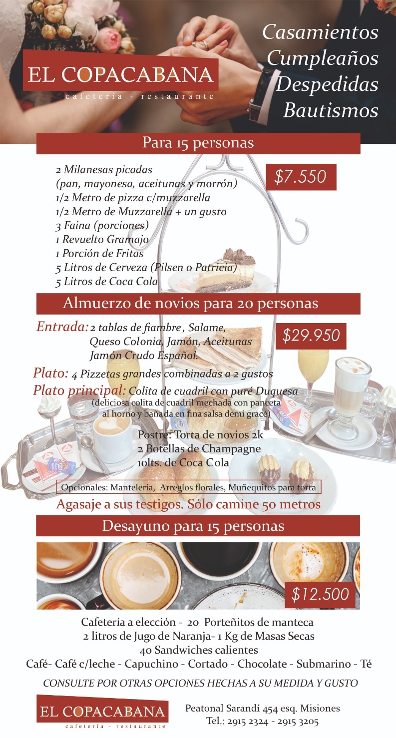pormociones fiestas Eventos el copacabana ciudad vieja
